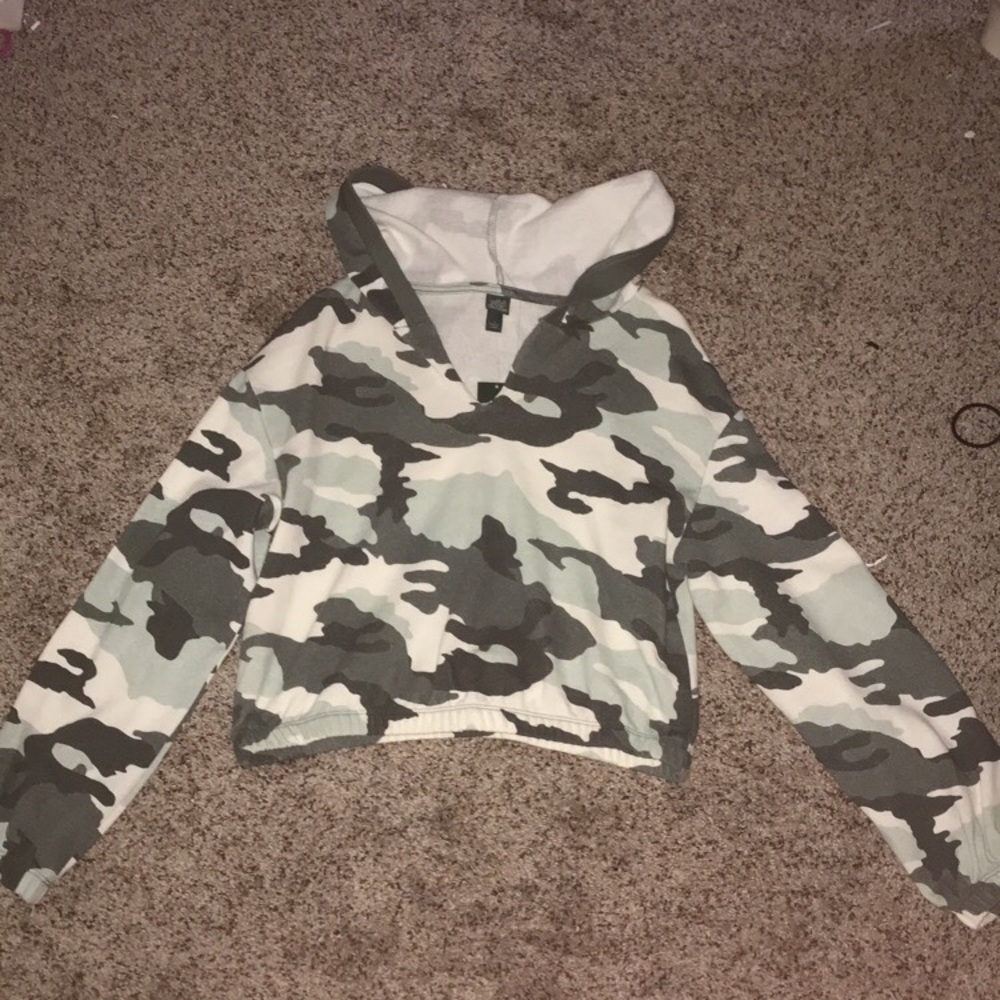 I’m selling a target camo crop sweatshirt